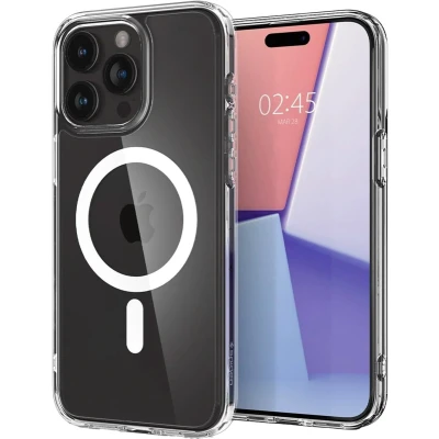 Afbeelding van Spigen Ultra Hybrid Magfit Case hoesje voor iPhone 15 Pro White