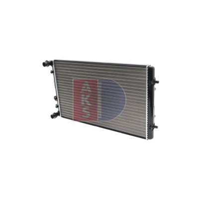 Afbeelding van AKS DASIS 480970N Radiateur 650mm 415mm 25mm Met klep voor recirculatie van de uitlaatgassen Koelribben mechanisch gelast VOLKSWAGEN: GOLF 4, 3