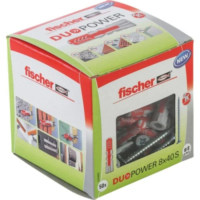 Afbeelding van Fischer Duopower plug incl. schroef 8 x 40 mm