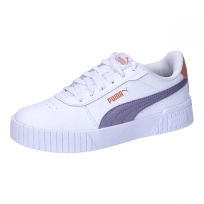 Image de Puma Carina 2.0 Jr Fille Baskets, Multicolore (White Pale Plum Deeva Peach), 38 EU