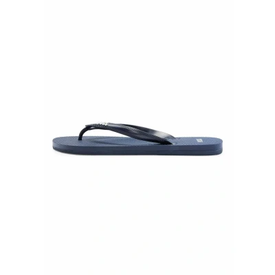 Afbeelding van BOSS Tracy THNG RBLG N Badslippers, Heren, Maat: 45 46, Dark blue five Kunststof