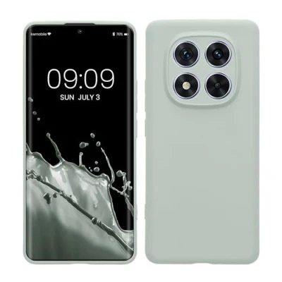 Afbeelding van kwmobile telefoonhoesje geschikt voor Xiaomi Redmi Note 14 Pro 5G / Poco X7 Hoesje smartphone Precisie camera uitsnede In cool mint