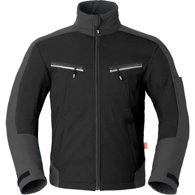 Afbeelding van HAVEP Attitude Softshell Jas Zwart/Charcoal Grijs Maat M