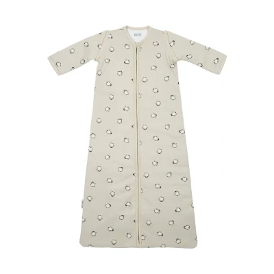 Afbeelding van Meyco baby Penguin slaapzak met afritsbare mouwen soft sand 90cm