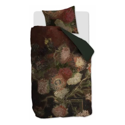 Afbeelding van Beddinghouse x Van Gogh Museum Gladioli dekbedovertrek Eenpersoons 140x200/220 Rood