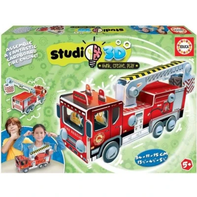 Afbeelding van EDUCA Puzzel Studio 3D Brandweerwagen