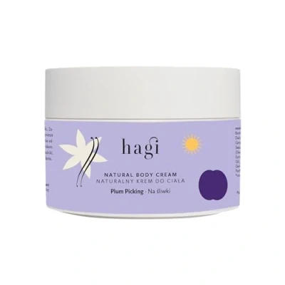 Afbeelding van Hagi Plum Picking Lichaamscrème, Australische Davidson pruim en hyaluronzuur, met honingextract, sheaboter cacaoboter, diep voedend hydraterend, 200 ml