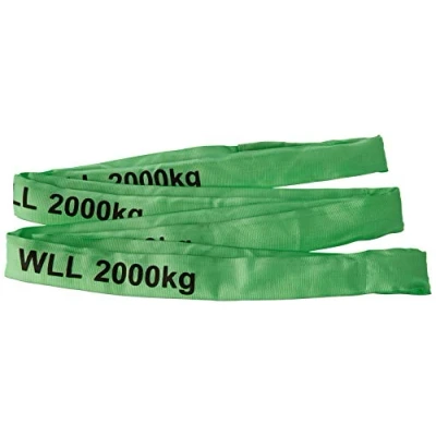 Afbeelding van Braun 20041RS Ronde gesp 2000 kg draagvermogen 4 m omtrek, eindeloos met polyester kern, groen
