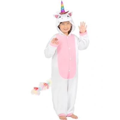 Afbeelding van FUNIDELIA Eenhoorn Onesie voor Kinderen Kostuum 107 113 cm
