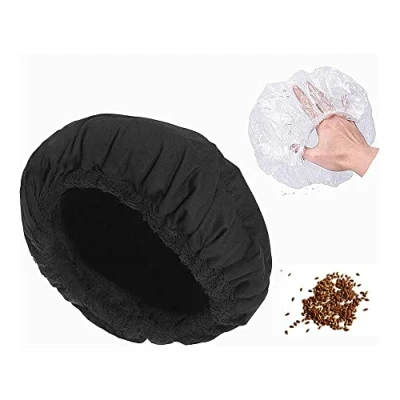 Afbeelding van Locisne DIY Thermische Diepe Conditioning Lijnzaad Haar Warmte Cap, Microwavable Micro Cap Warmtetherapie Voor Stomen Haar, Hoed Spa Styling Tools