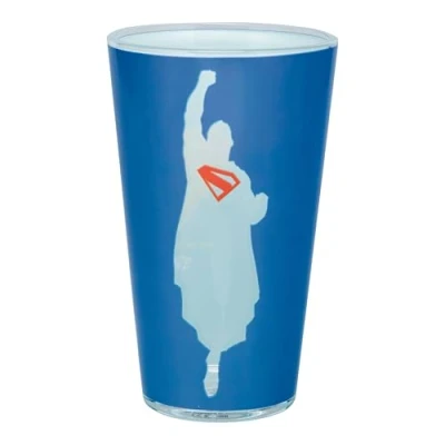 Afbeelding van Paladone Verre à boire Superman 440 ml, sous licence officielle DC Comics pour fans de super héros, cadeau amusant, produit film