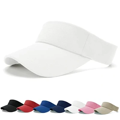 Afbeelding van BLURBE Zonneklep Cap voor dames, paardenstaart, baseballpet, gewassen outdoor trucker hoed, effen papa cap, verstelbare twill golftennisvizier hoeden mannen blauw Een maat