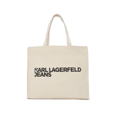 Afbeelding van Karl Lagerfeld Jeans Ew Logo SHOPPER dames, Natuurlijk., Modern