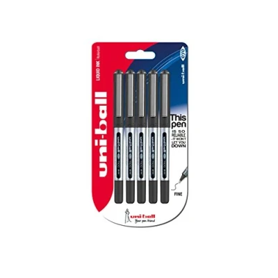 Afbeelding van Uniball Eye Micro UB 150 balpen, 0,5 mm, zwart, 5 stuks