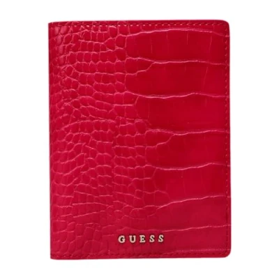 Afbeelding van GUESS Identiteitskaarthoesje Passport Case Fuchsia Paars