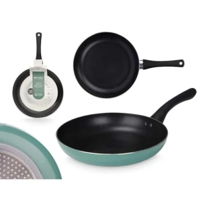 Afbeelding van Antiaanbakpan Kinvara 9 Groen Aluminium 26 cm Inductie