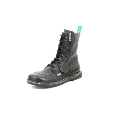 Afbeelding van Kickers Meetickzip Veterboots, Dames, Maat: 37, noir sem Leer