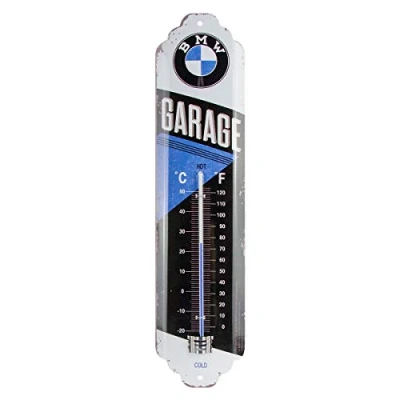 Afbeelding van BMW Thermometer &#039;Garage&#039; Metaal 6,5 x 28 cm