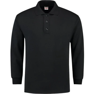 Afbeelding van Tricorp Polosweater Casual Zwart Maat 3XL