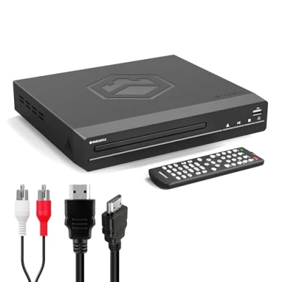 Afbeelding van OAKCASTLE DVD100 HDMI DVD speler voor tv Mini met HDMI, RCA kabel en afstandsbediening inbegrepen