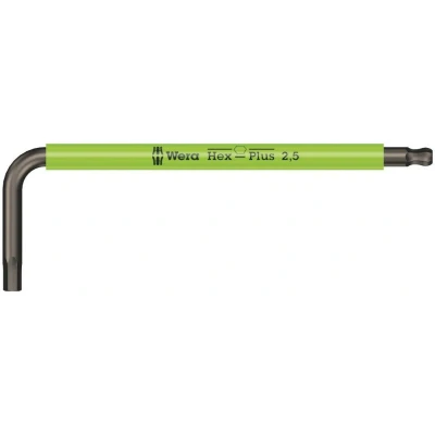Afbeelding van Wera 05022671001 Stiftsleutel Multicolour Hex Plus 2,5 x 63mm 950 SPKS