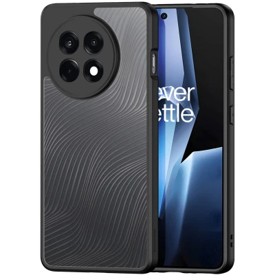 Afbeelding van Dux Ducis Hoesje Geschikt voor OnePlus 13R Aimo Series Transparant TPU Back Cover Zwart
