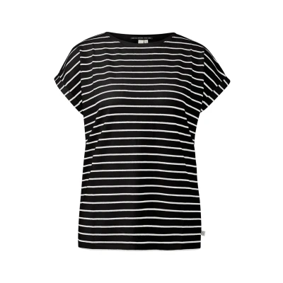 Afbeelding van QS Tshirt print, Dames, Maat: Medium, Schwarz