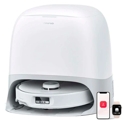 Afbeelding van Roborock Qrevo Curv, Robot stofzuiger, Wit
