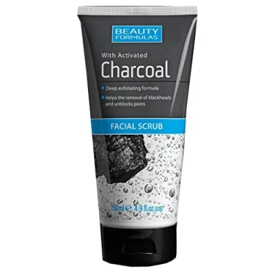 Afbeelding van Houtskool gezichtsscrub reinigende met actieve kool 150ml