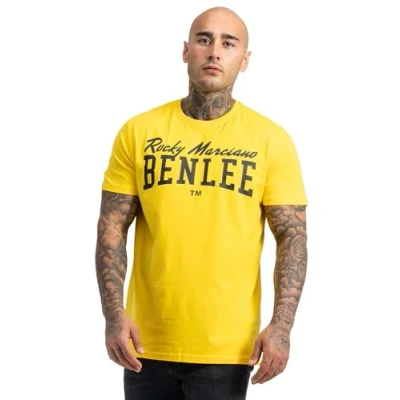 Afbeelding van Benlee T Shirt Logo normale Passform Warm Yellow L
