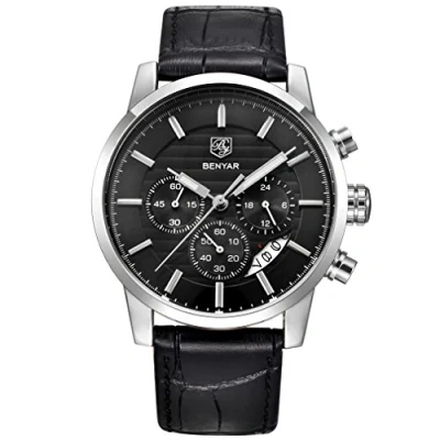 Afbeelding van Benyar Waterbestendig quartz chronograaf herenhorloge