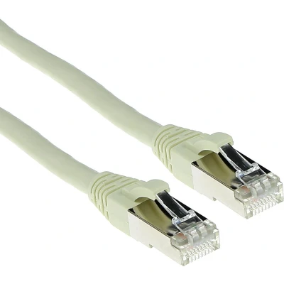 Afbeelding van ACT FB6002 SFTP CAT6A Patchkabel Snagless Ivoor 2 meter