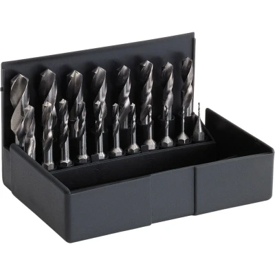 Afbeelding van Völkel spiraalboor bit set 1/4&quot; zeskant aansluiting 1.0 10.0mm