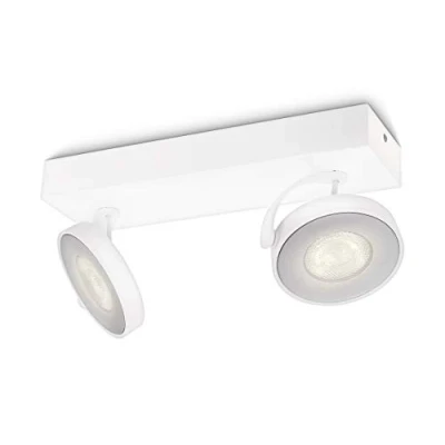 Afbeelding van Philips Clockwork Opbouwspot 2 Lichtpunten wit x 500lm