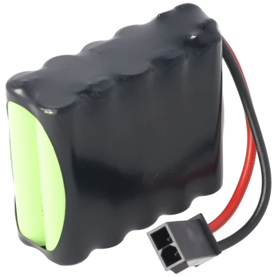 Afbeelding van accu geschikt voor de Roma 4511670 NiMH 12V 800mAh F2x5 met kabel en stekker