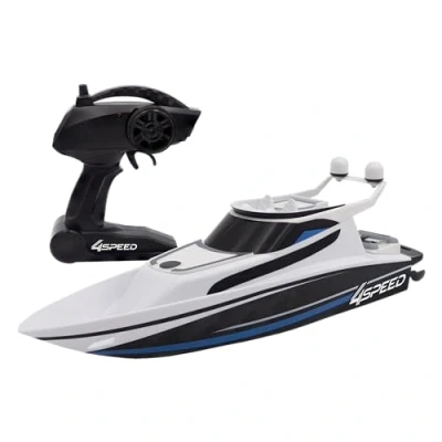 Afbeelding van Silverlit 4SPEED by Speed Boat op afstand bestuurbare boot, 2,4 GHz, wit en zwart, 34 cm