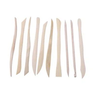 Afbeelding van 10Pcs Carving Gereedschap, Klei Modellering Tool, Houten Sculptuur Aardewerk Gereedschap Set Polymeer