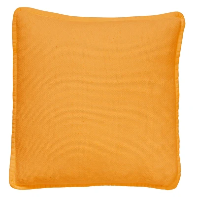 Afbeelding van Dutch Decor BOWIE kussenhoes 45x45 cm van gewassen katoen Golden Glow geel