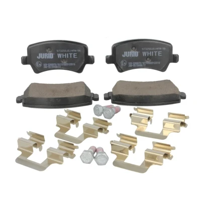 Afbeelding van Jurid 573250JC Remblokkenset White Low Dust Keramiek Niet geschikt voor slijtage waarschuwingscontact VOLVO: V60 I Box Body / Estate,