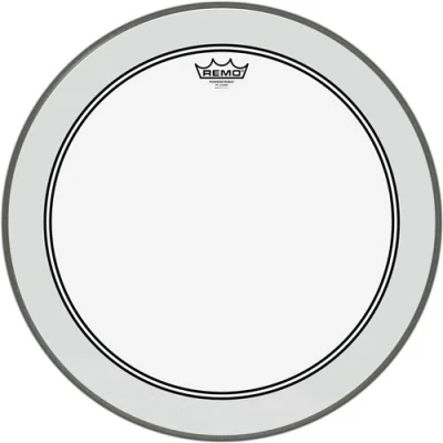 Image de Peau de grosse caisse remo powerstroke 3 22 transparente