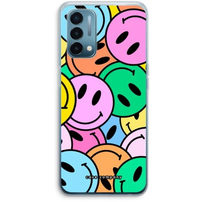 Afbeelding van Case Company® hoesje geschikt voor OnePlus Nord N200 5G Smiley N1 Soft Cover Telefoonhoesje Bescherming aan alle Kanten en Schermrand