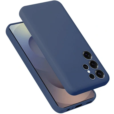Afbeelding van Cadorabo Hoesje geschikt voor Samsung Galaxy S25 Ultra in LIQUID BLAUW Beschermhoes gemaakt van flexibel TPU silicone Case Cover