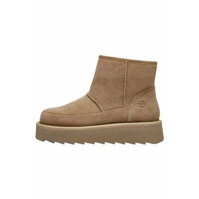 Afbeelding van Tamaris Snowboots, Dames, Maat: 38, Camel Leer