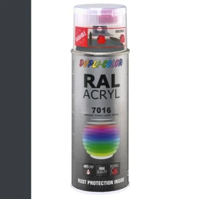 Afbeelding van Dupli Color Ral Acryl 7016 Antraciet grijs Hoogglans 400 ml