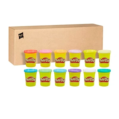 Afbeelding van Play Doh Bulk Spring Colors Klei 1,53 kg Verschillende kleuren 12 stuk(s)