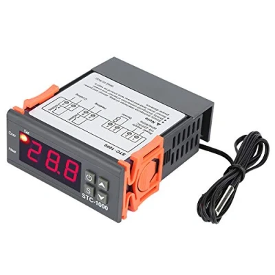 Afbeelding van STC 1000 Digitale temperatuurregelaar, 50 C 99 C, intelligent led thermostaatalarm met sensor AC110 V 220
