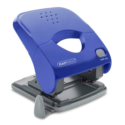 Afbeelding van Rapesco 1542 X5 40ps perforator, 2 gaten bij lagere inspanning, capaciteit van 40 vellen, blauw