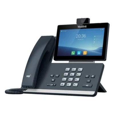 Image de Yealink SIP T58W Téléphone VoIP avec Interface Bluetooth ID d&#039;appelant 10 parties capacité d&#039;appel SIP, v2, SRTP, RTCP XR, VQ RTCPXR gris classique