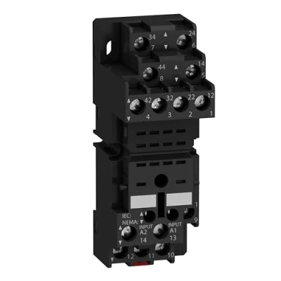 Afbeelding van Schneider Electric Zelio RXZ insteekrelais 2+4 polig 250V 10A schroefklem (RXZE2M114)