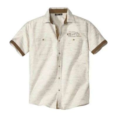 Afbeelding van ATLAS FOR MEN Herenhemd met korte mouwen in grote maten van M tot 5XL, Beige